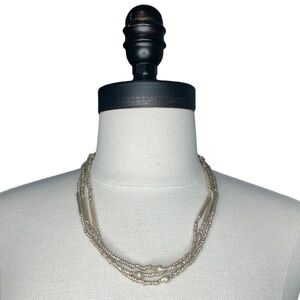 Noonday long strand necklace